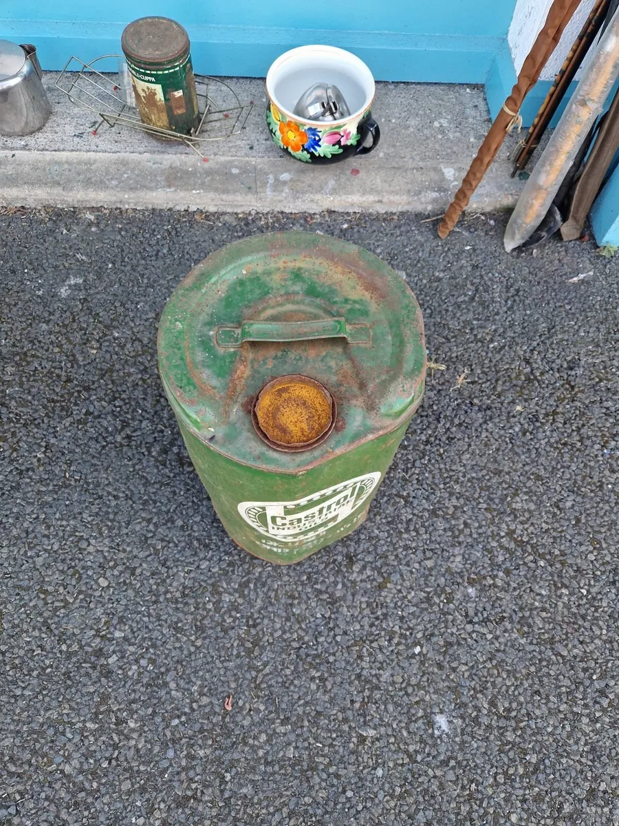 Vintage Castrol Oil Drum - Image 1