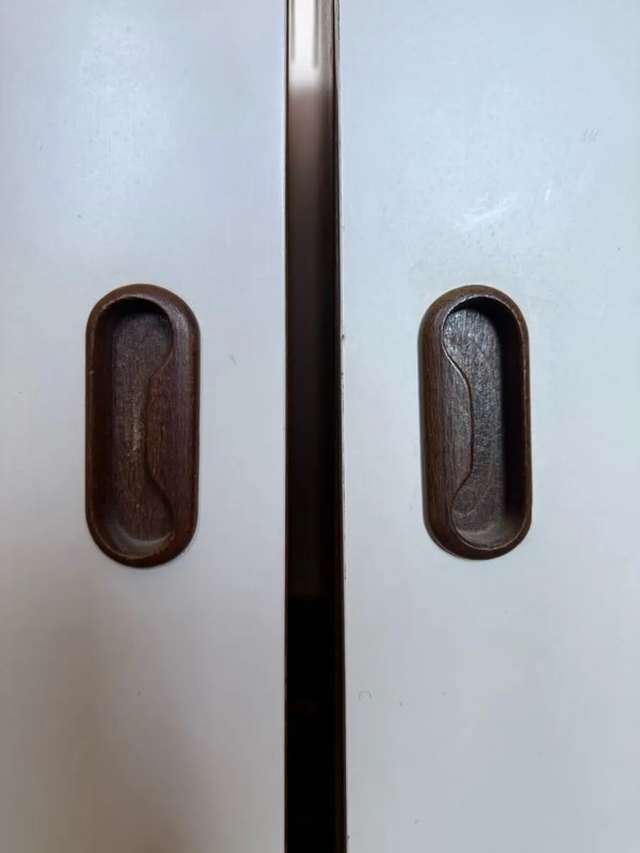 Vintage bedside lockers mid century - Image 3