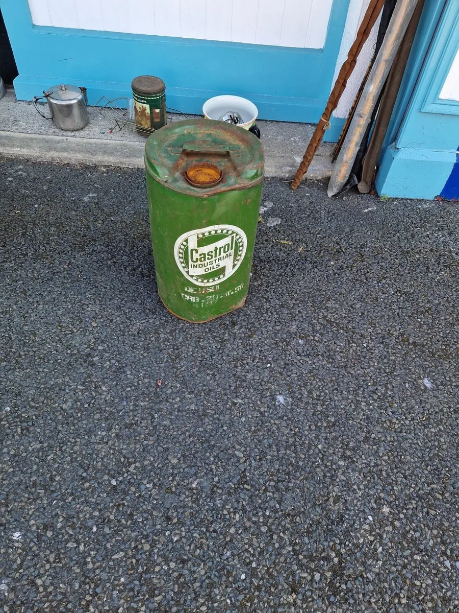 Vintage Castrol Oil Drum - Image 2