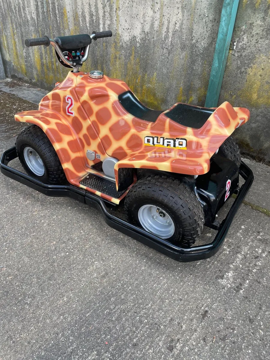 Electric kids coin operated quad × fairground - Image 4