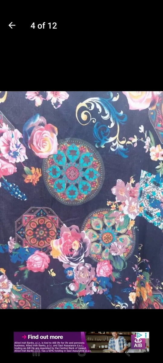 Vintage floral 100% cotton loungewear dress (free - Image 4