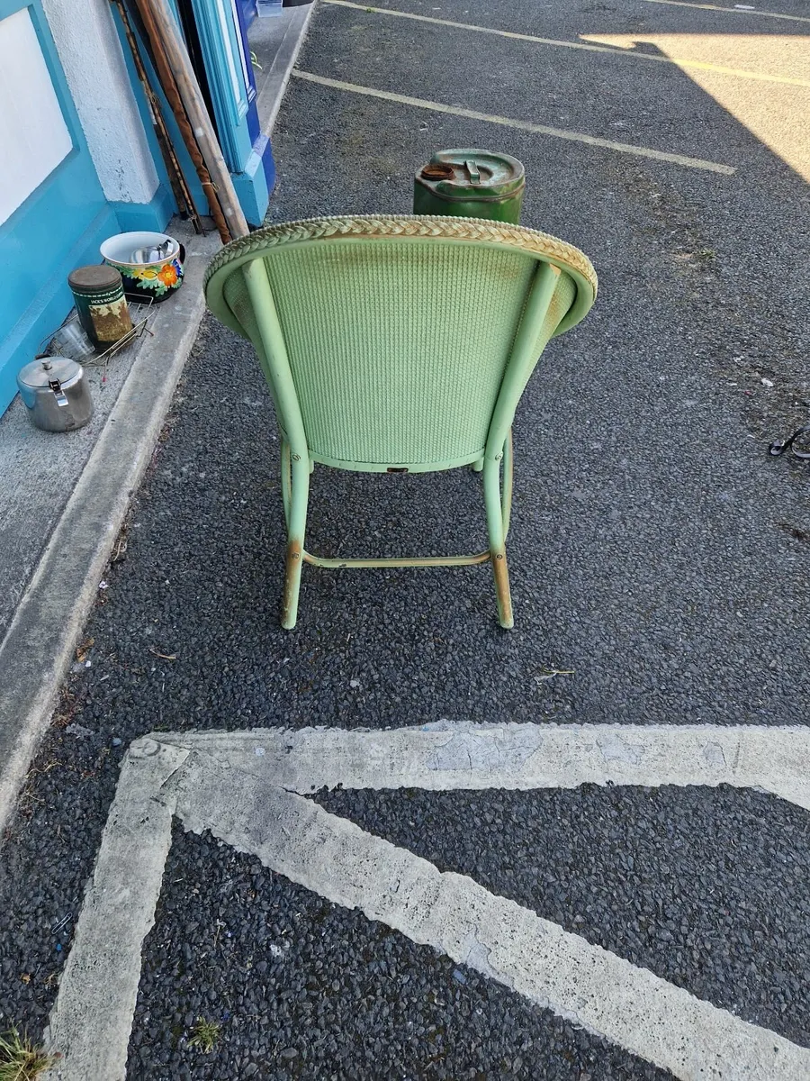 Vintage Lloyd Loom Sirrom Chair - Image 2