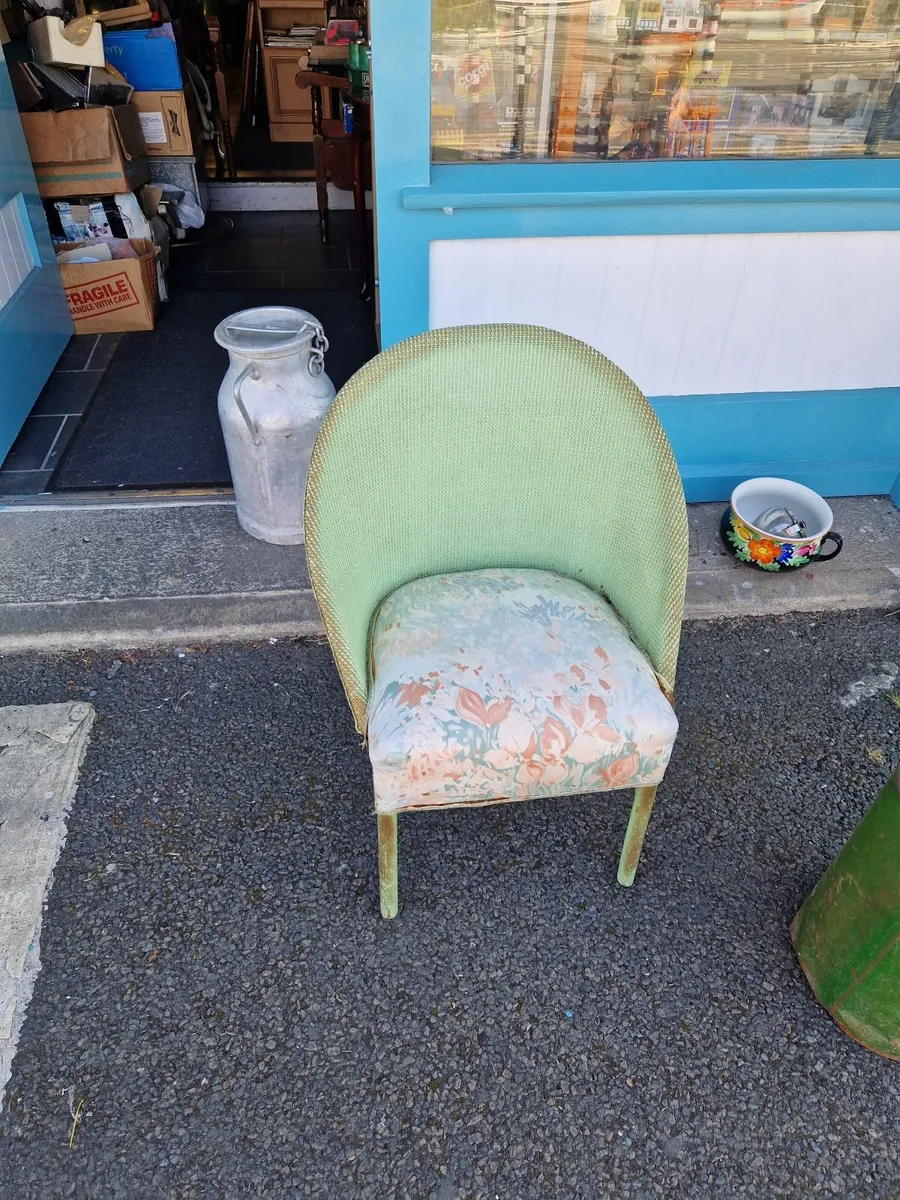 Vintage Lloyd Loom Sirrom Chair - Image 1