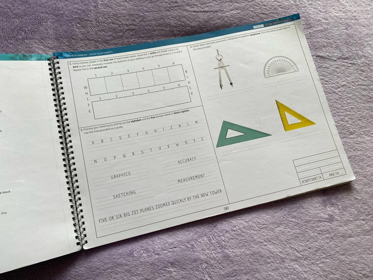 World of Graphics Textbook, Activity Book - Image 3