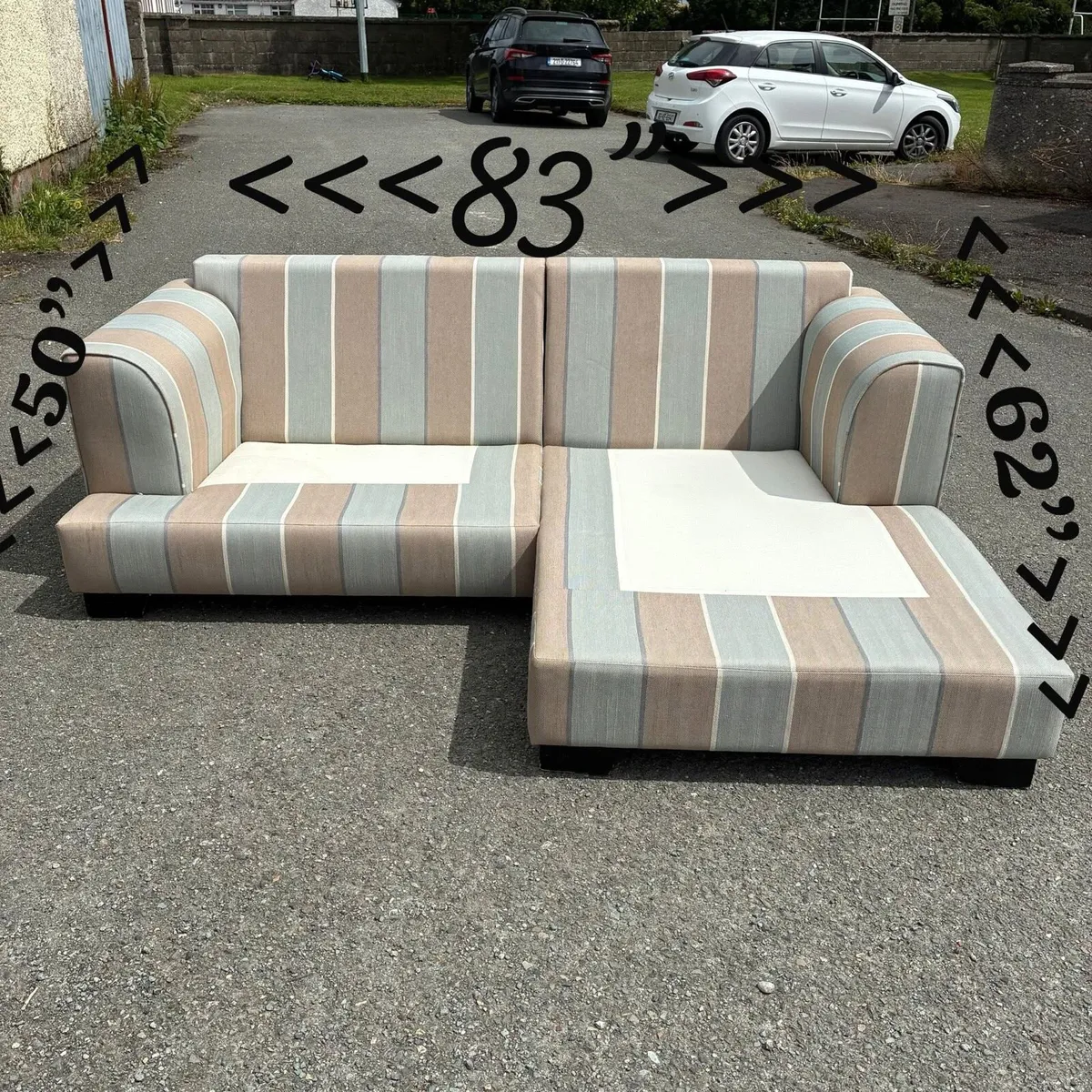 Excellent Condition L Couch - Image 2
