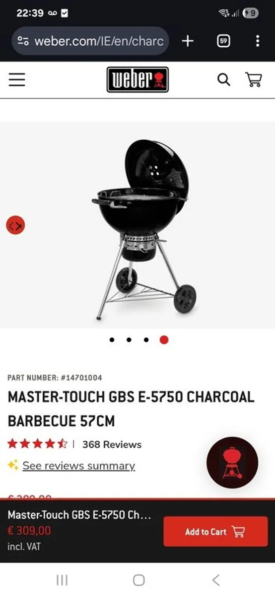 weber Master Touch Charcoal - Image 3