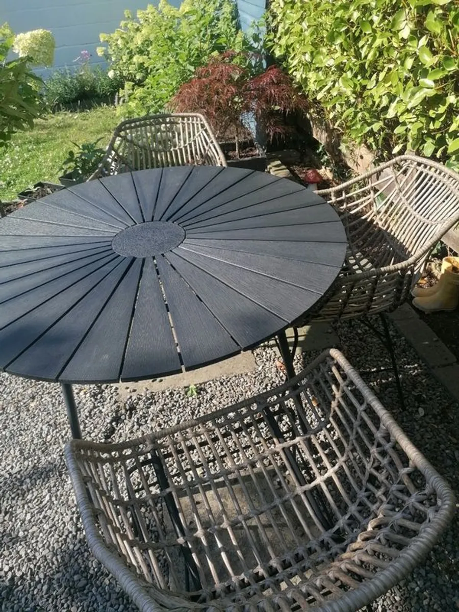 Garden Table and Chairs - Image 4