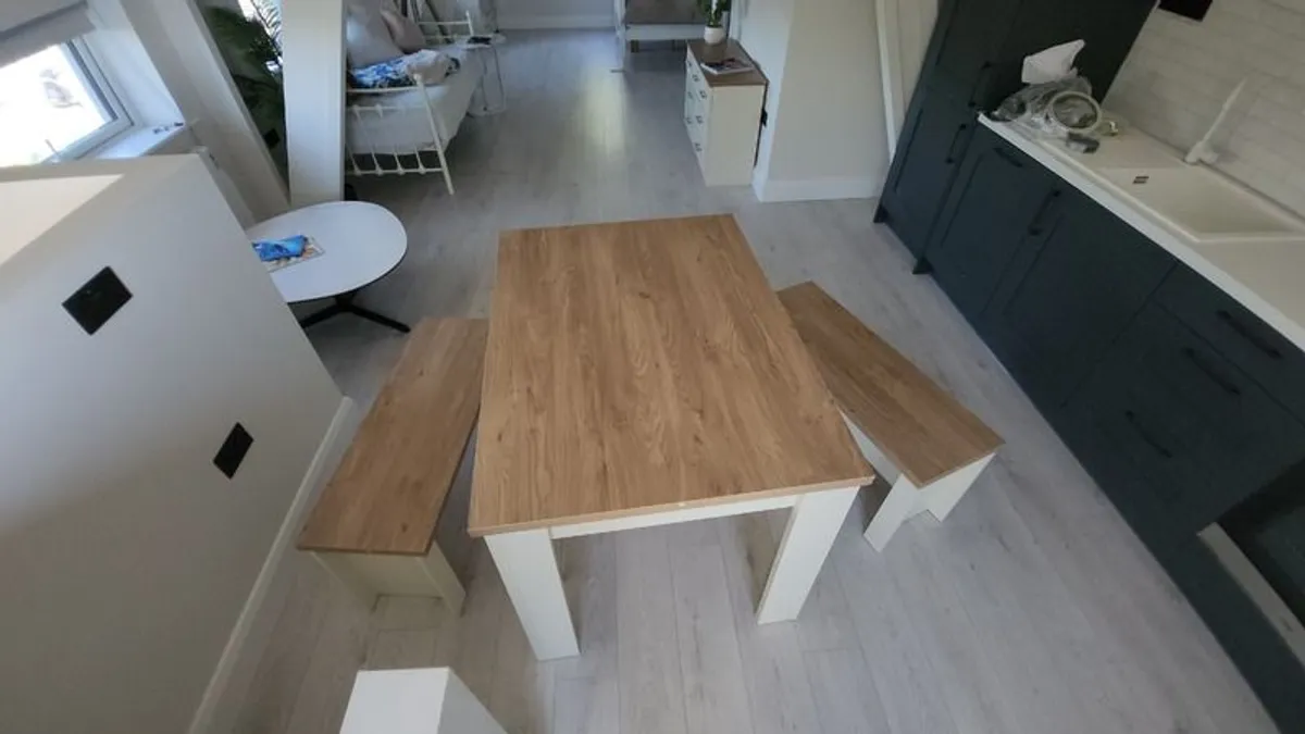 Table and Benches - Image 1