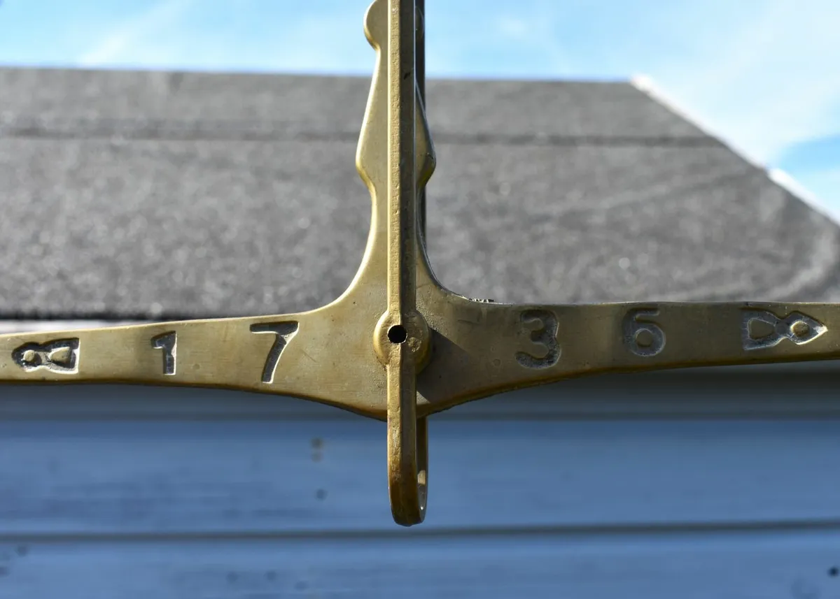 Antique Brass Weighing Balance - Image 2