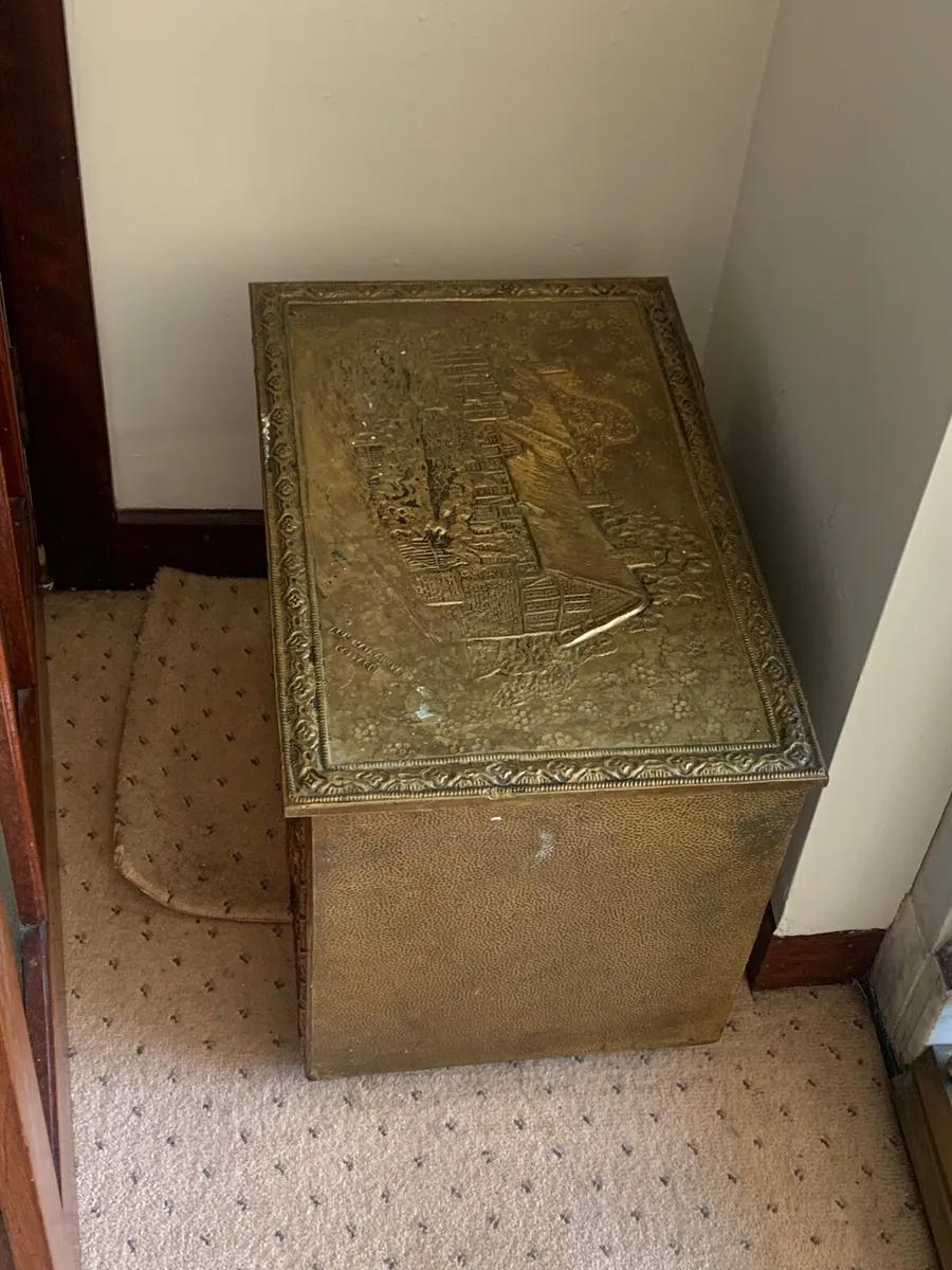 Brass Fire Log Box - Image 2