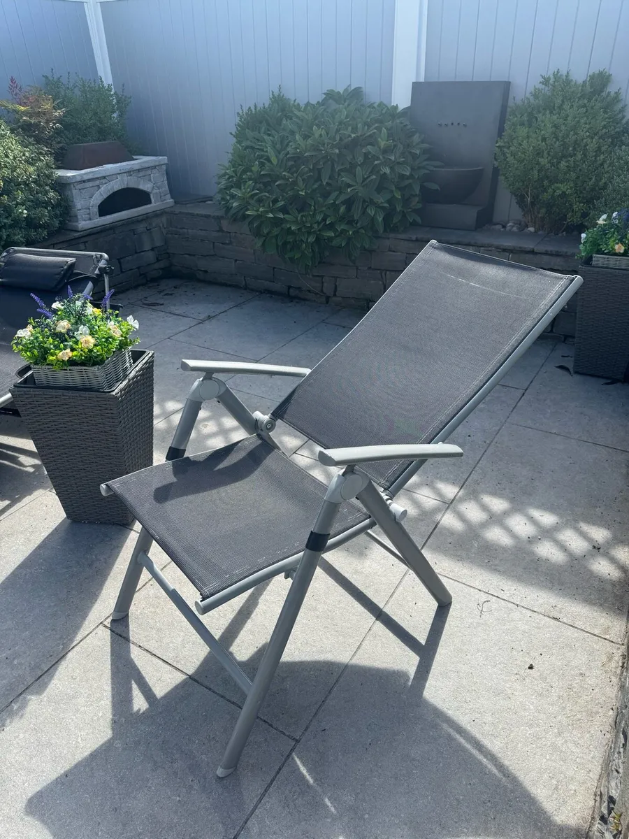 Garden Sun lounger and chair (Modern) - Image 4