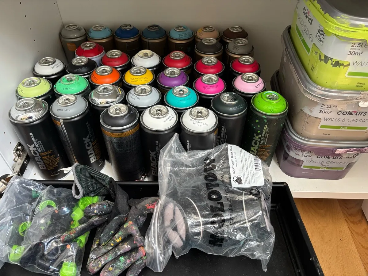 Graffiti paint and accessories