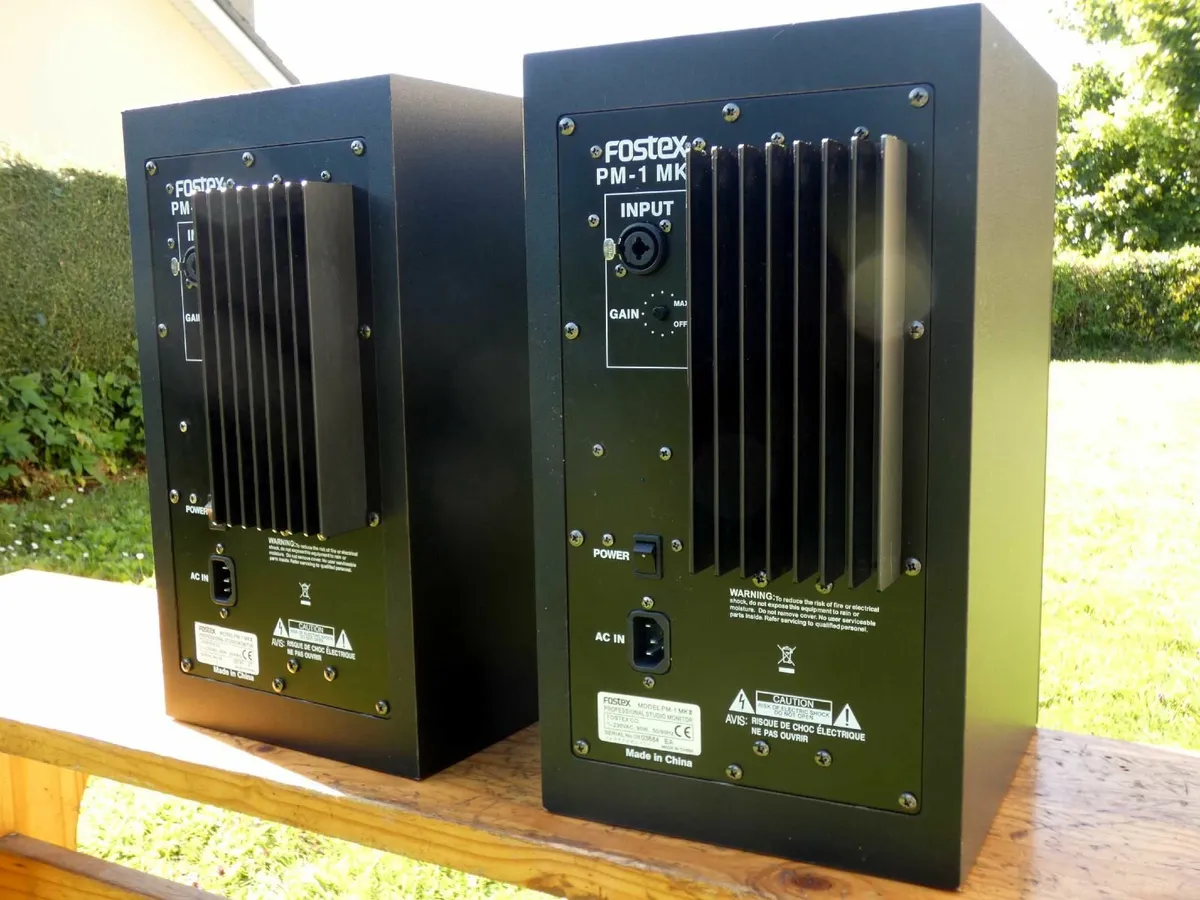 Fostex PM-1 MKII ACTIVE Monitor Speakers (Pair) - Image 2