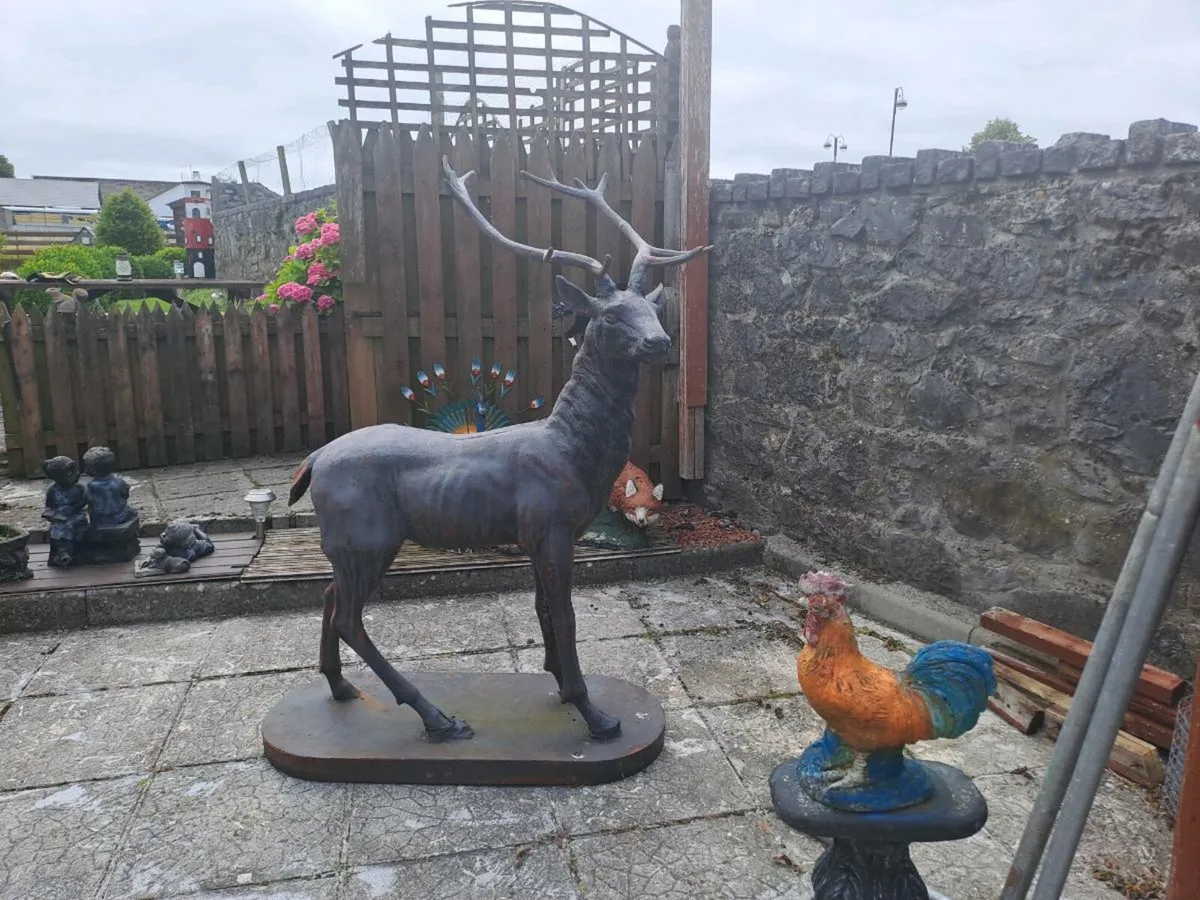 Cast Iron stag - Image 3