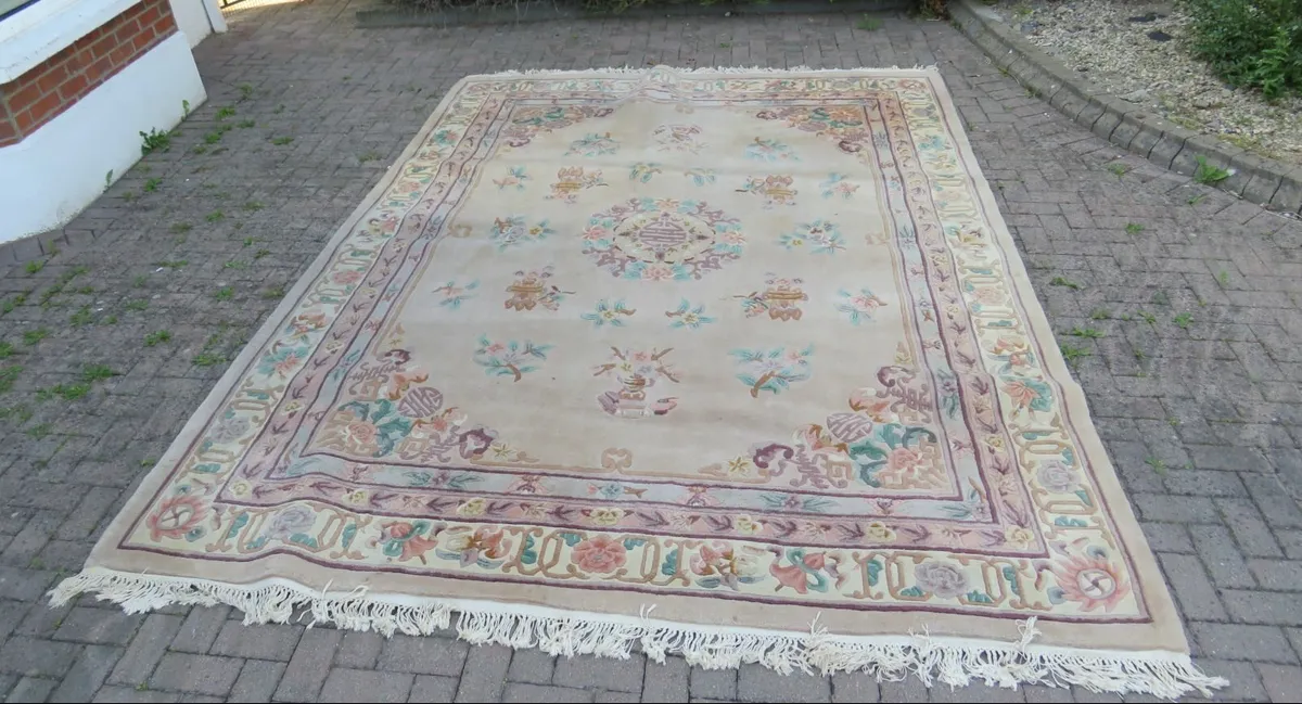 Vintage oriental Rug / carpet heavy 267 x 360 cm - Image 2