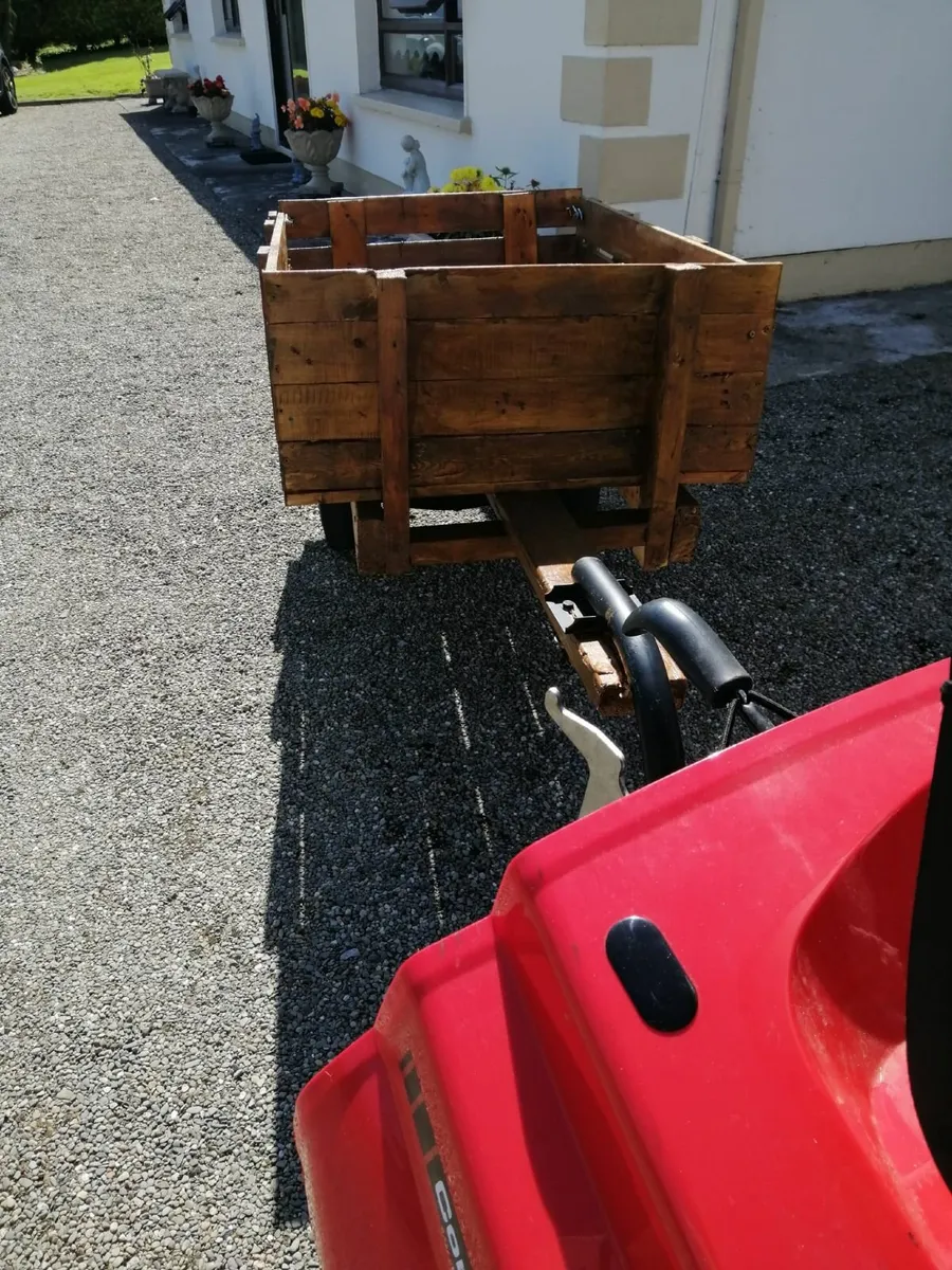 ride on lawnmower trailer - Image 1