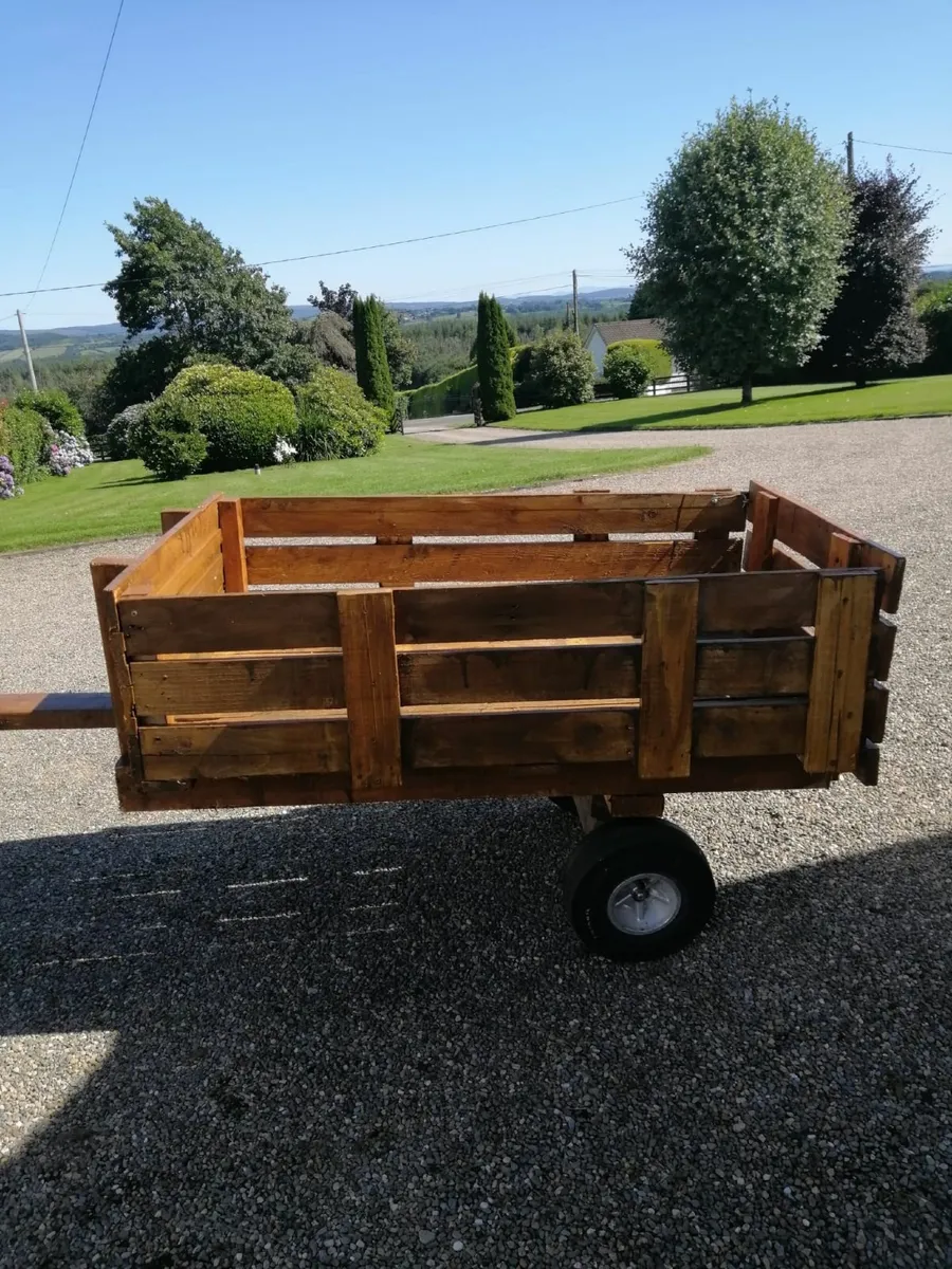 ride on lawnmower trailer - Image 2