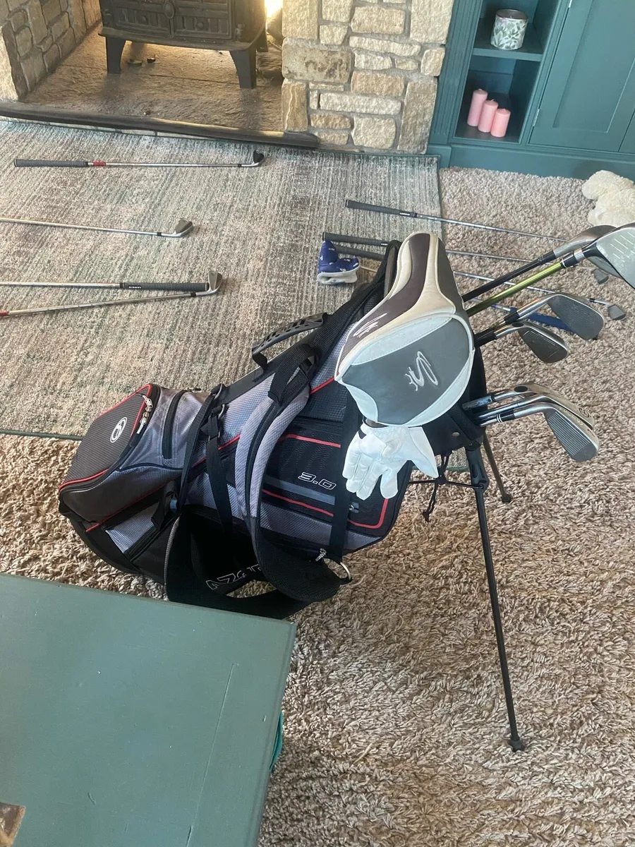 Golf bag hole set and golf bag - Image 2