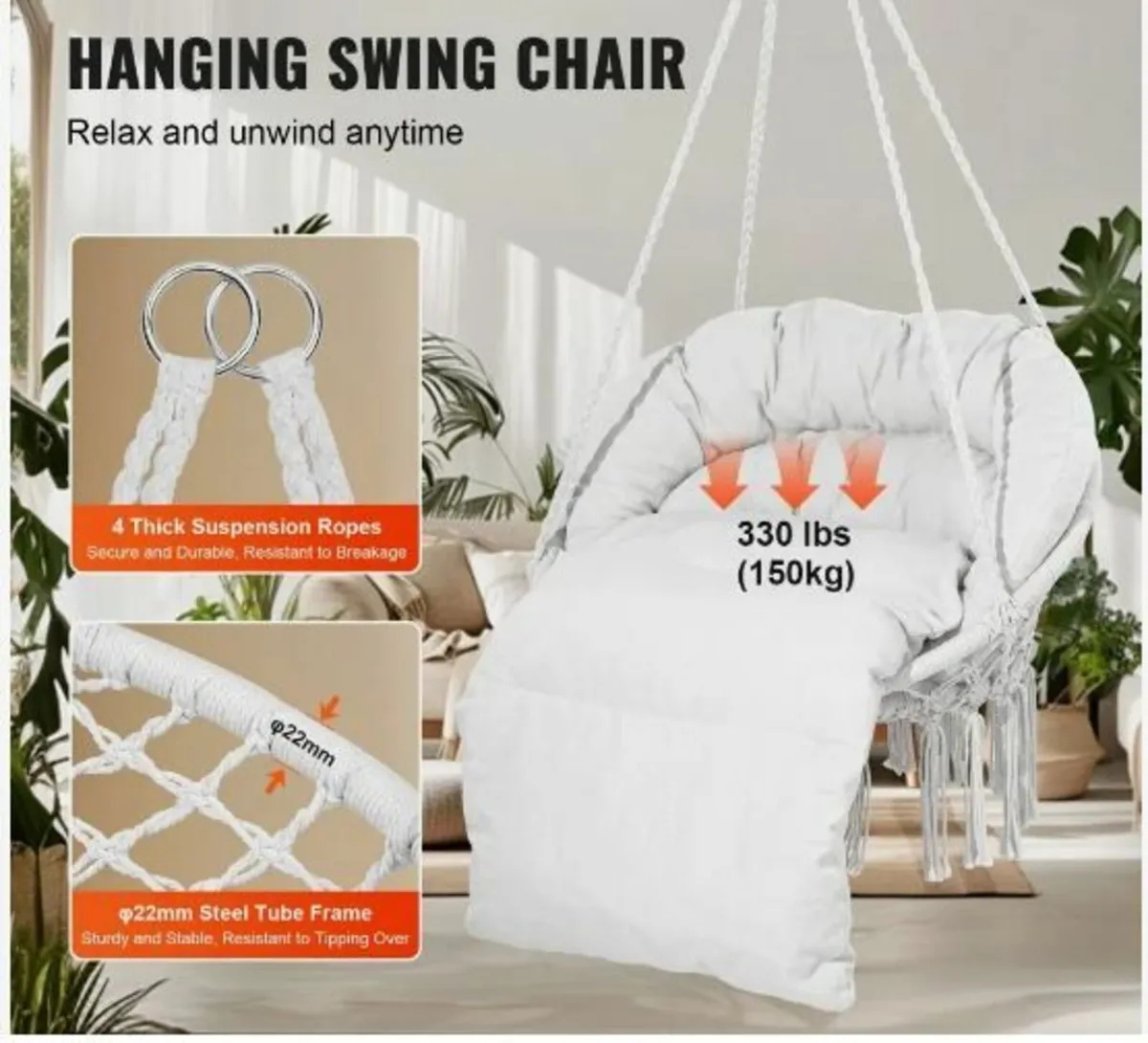 Hammock Swinging Chair - Image 2