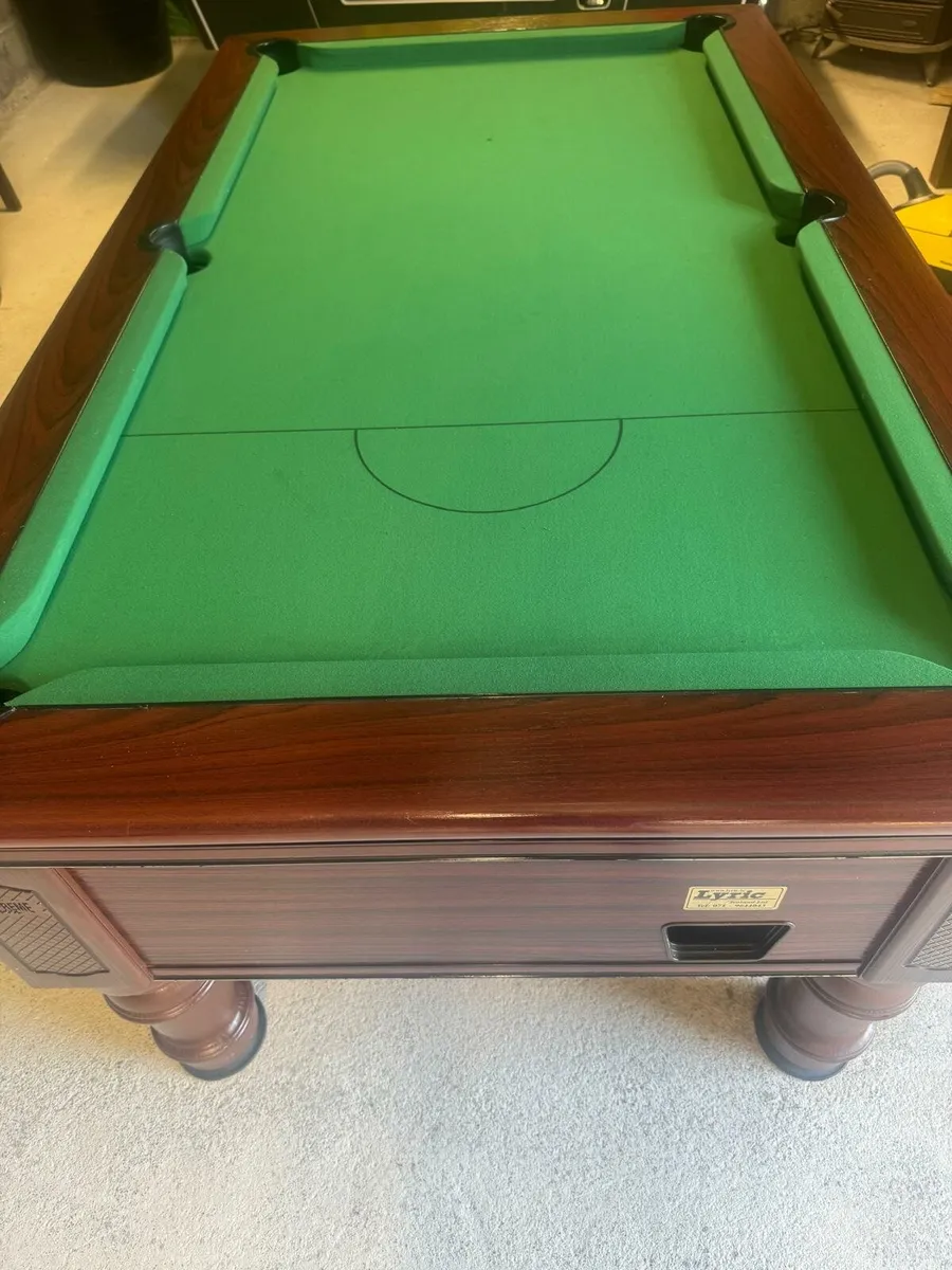 6x3 slate bed pool table - Image 2