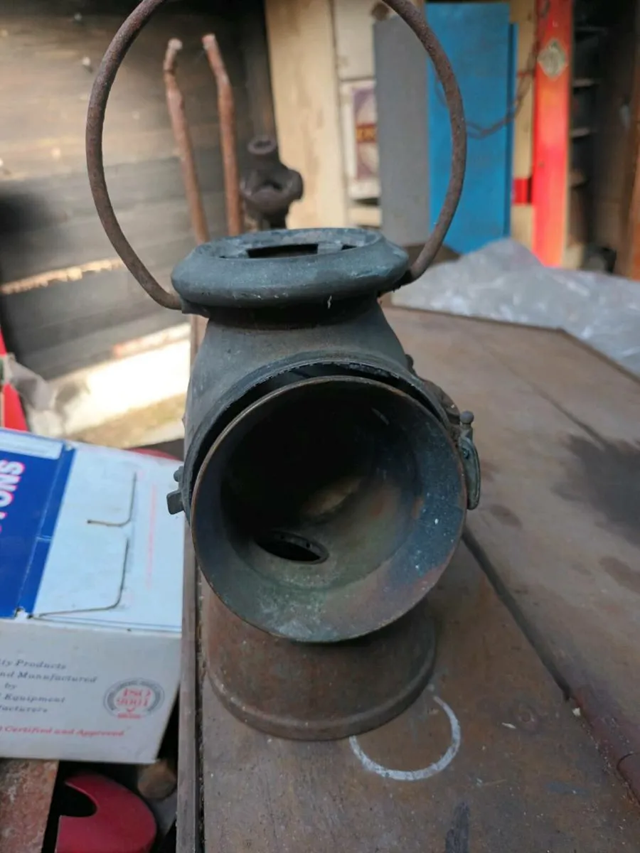 Brass/Steel Lamp - Image 1