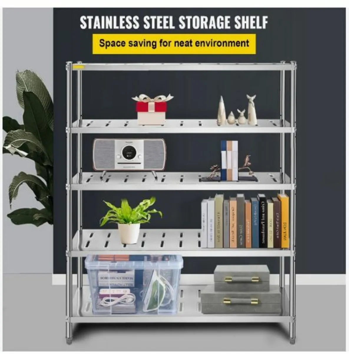 Storage Shelf, 5-Tier Storage Shelving Unit - Image 2