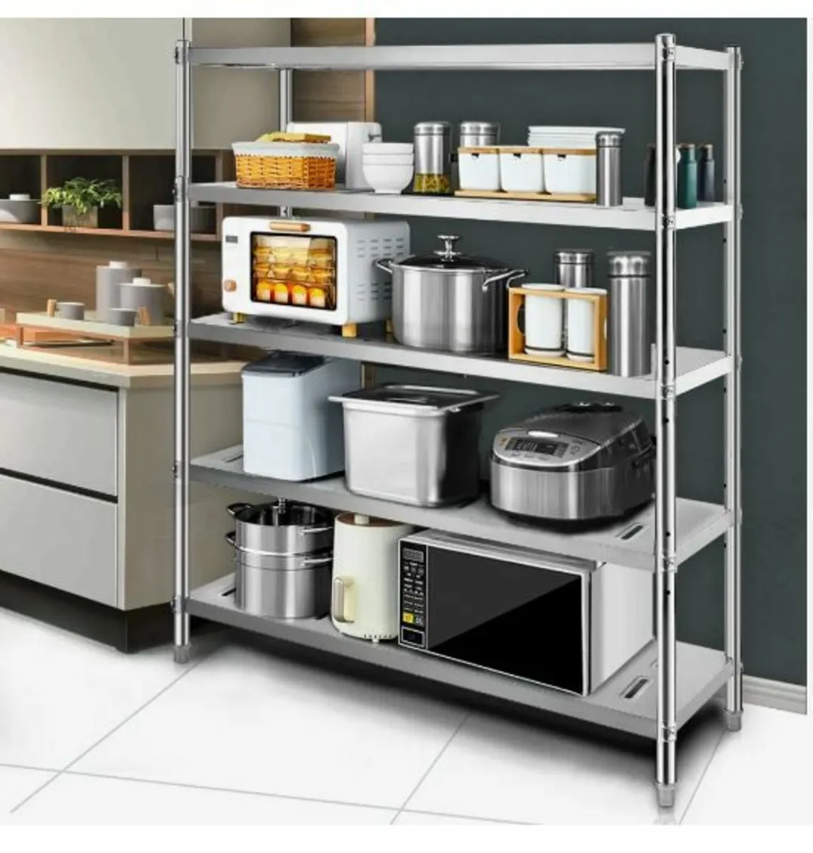 Storage Shelf, 5-Tier Storage Shelving Unit - Image 3