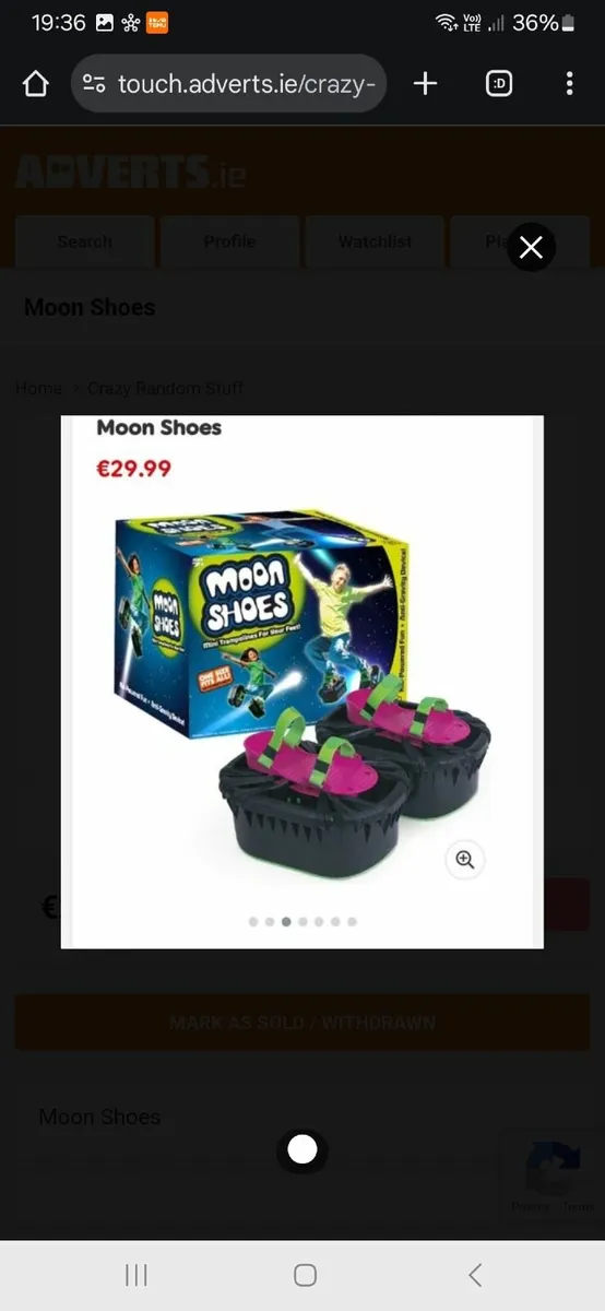 Moon shoes