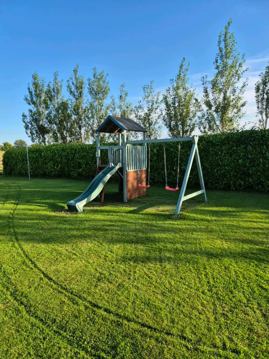 Garden Swing Slide & Tower Set - Image 1