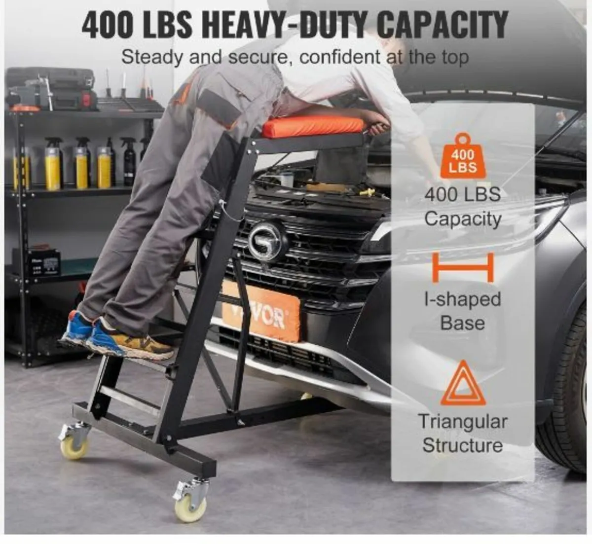 Automotive Creeper, with Adjustable - Image 3