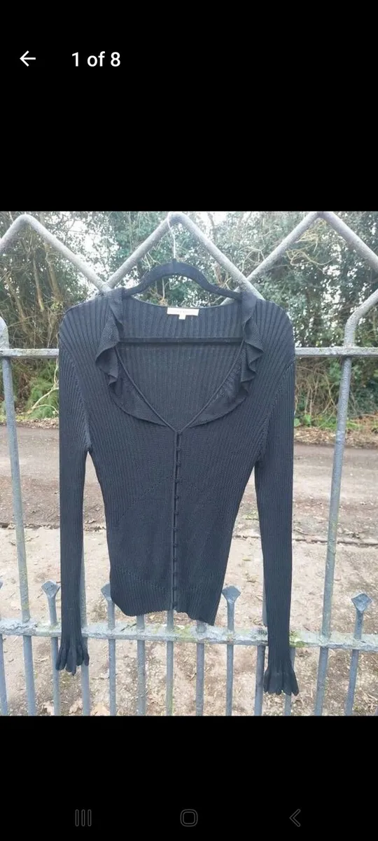 Laura Ashley black cardigan (free post) - Image 1