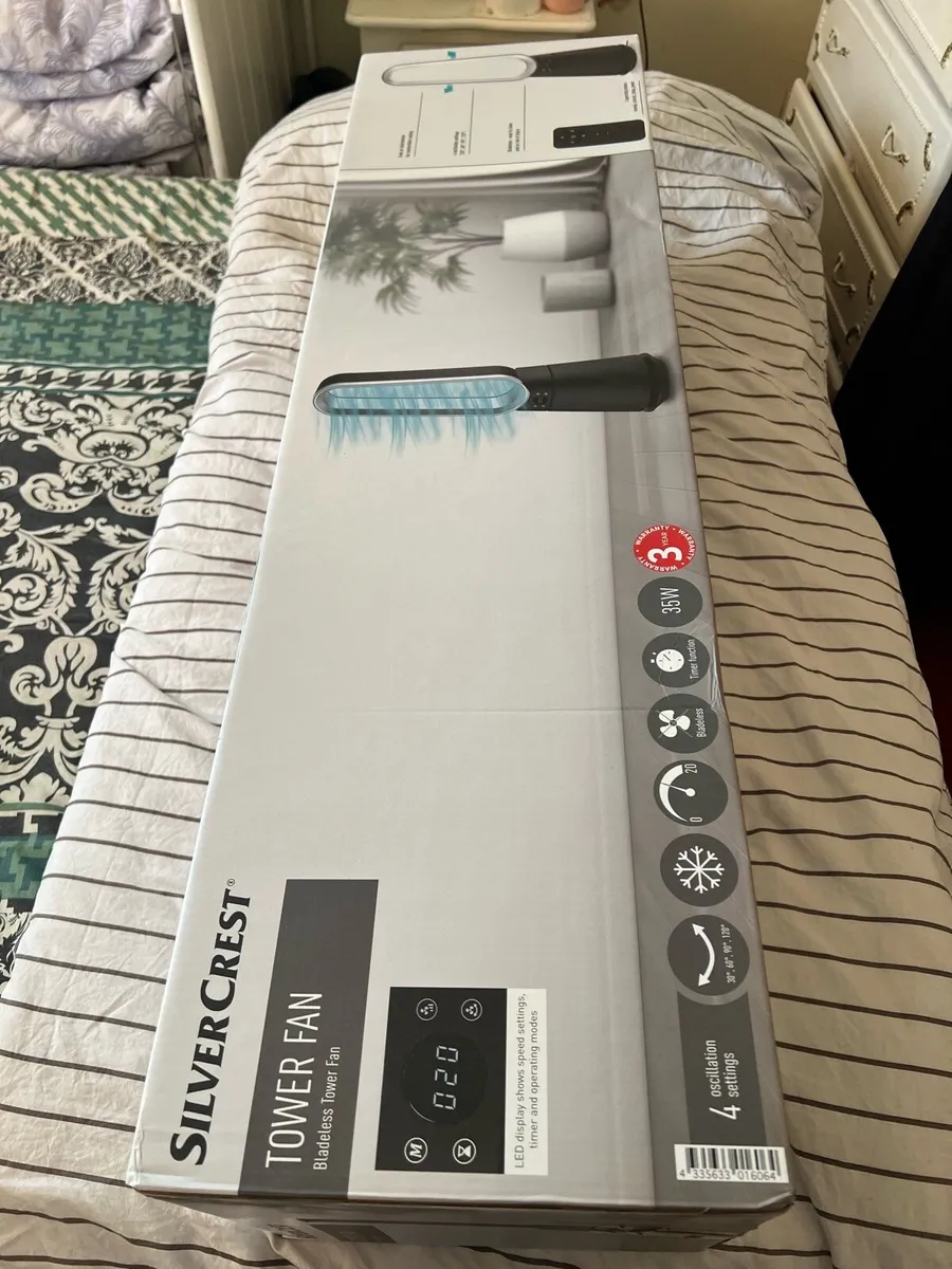 Bladeless Tower Fan 38 inch with remote. - Image 2