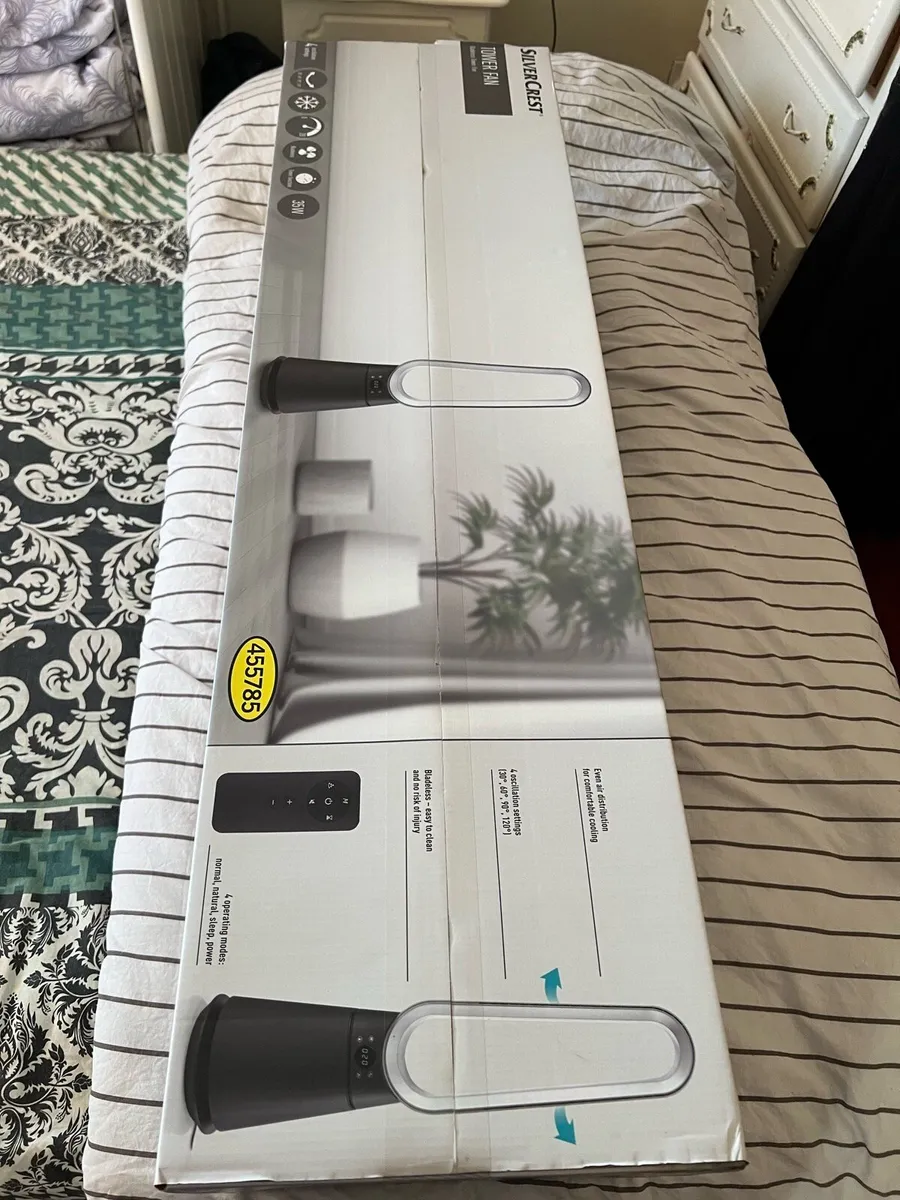 Bladeless Tower Fan 38 inch with remote. - Image 3