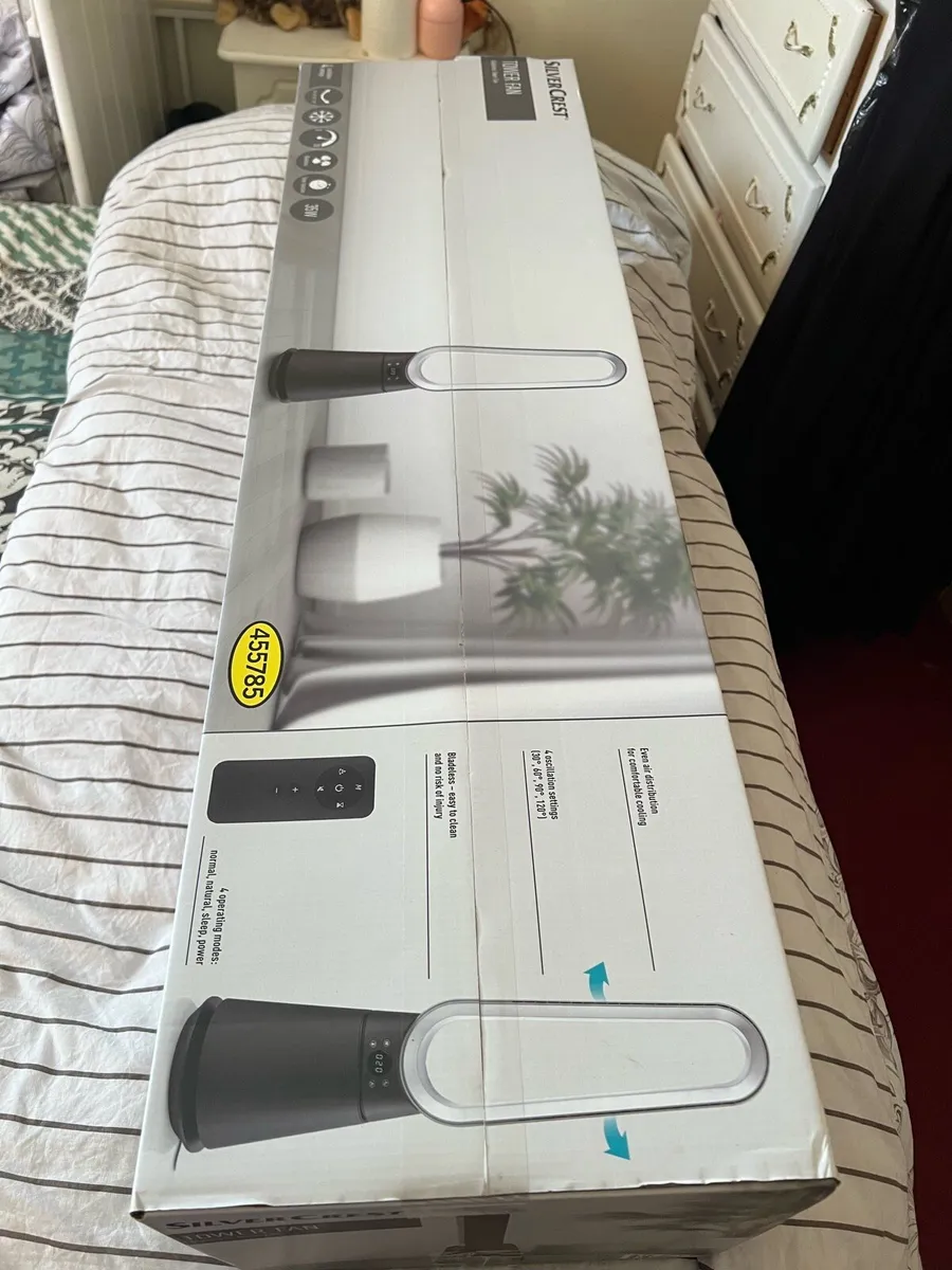 Bladeless Tower Fan 38 inch with remote. - Image 4