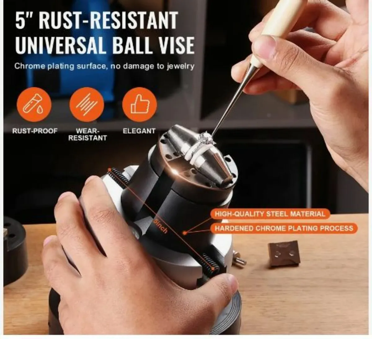 Engraving Block 5 inch Ball Vise Setting Jewelry - Image 4