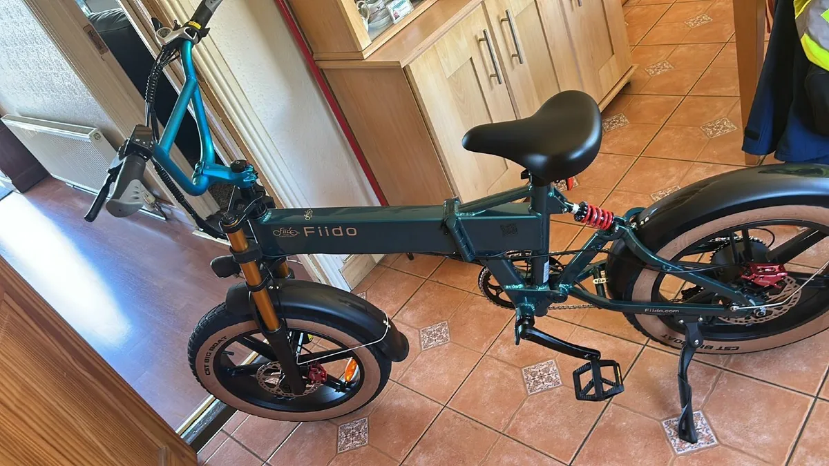 Fiido M1 PRO FAT TYRE ELECTRIC BIKE. 4 WEEKS OLD - Image 3