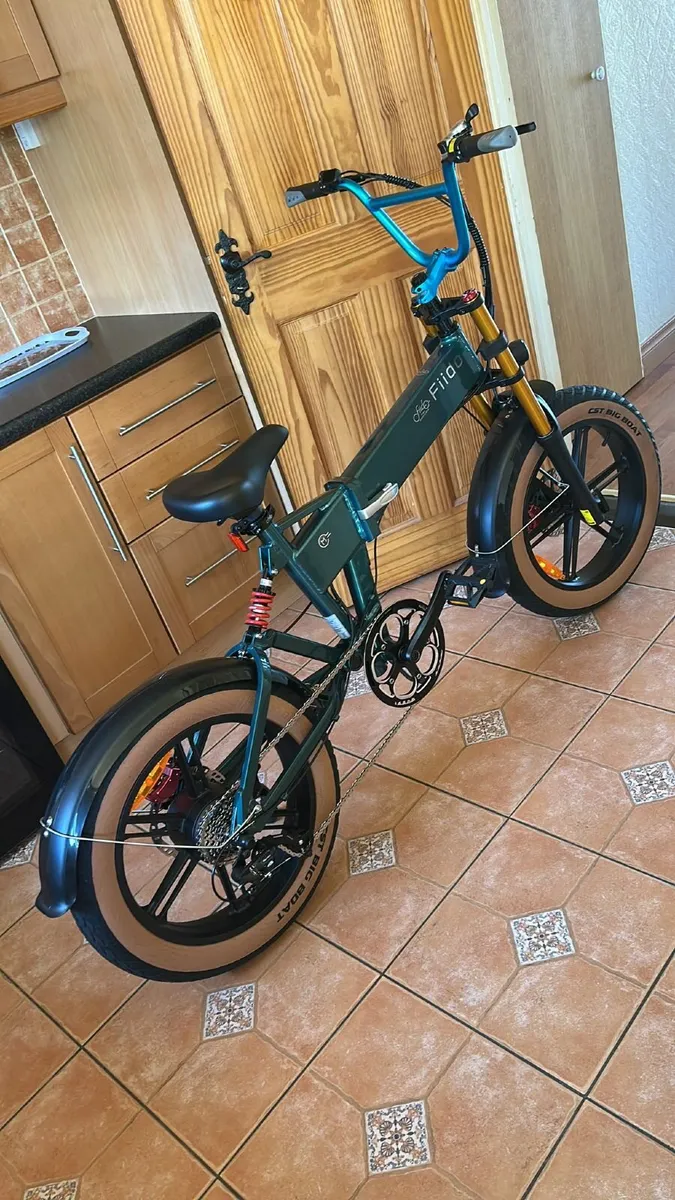 Fiido M1 PRO FAT TYRE ELECTRIC BIKE. 4 WEEKS OLD - Image 4
