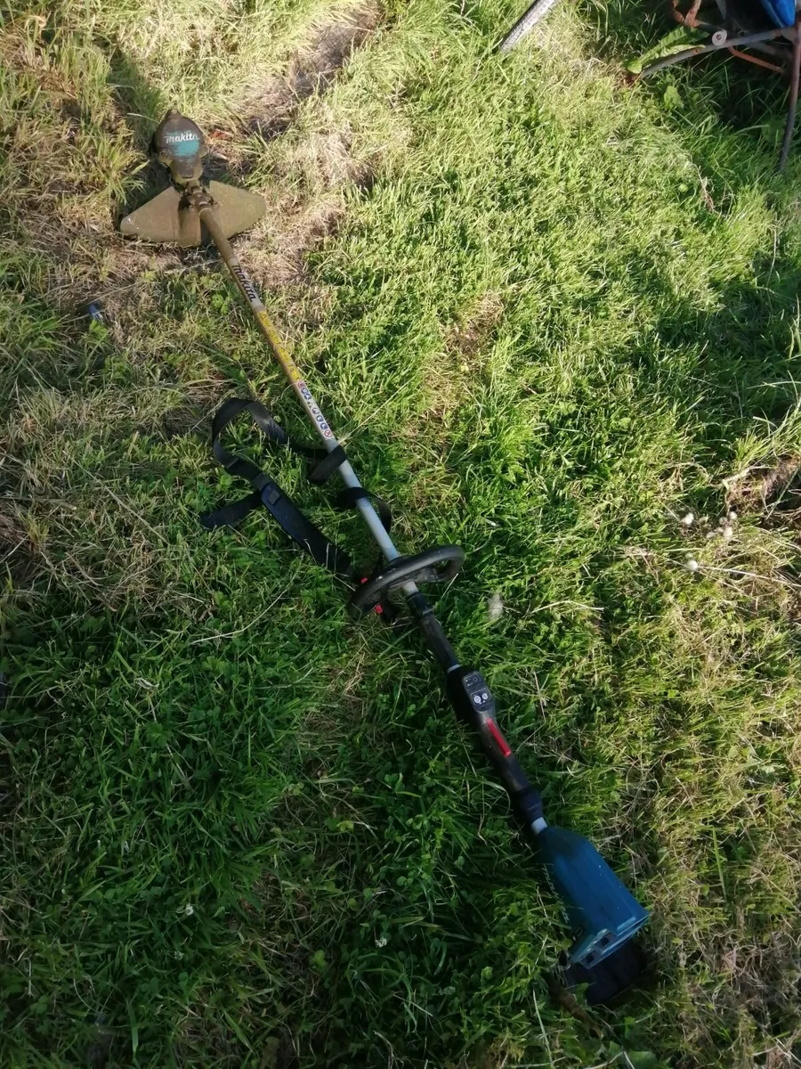 Makita strimmer and battery - Image 1