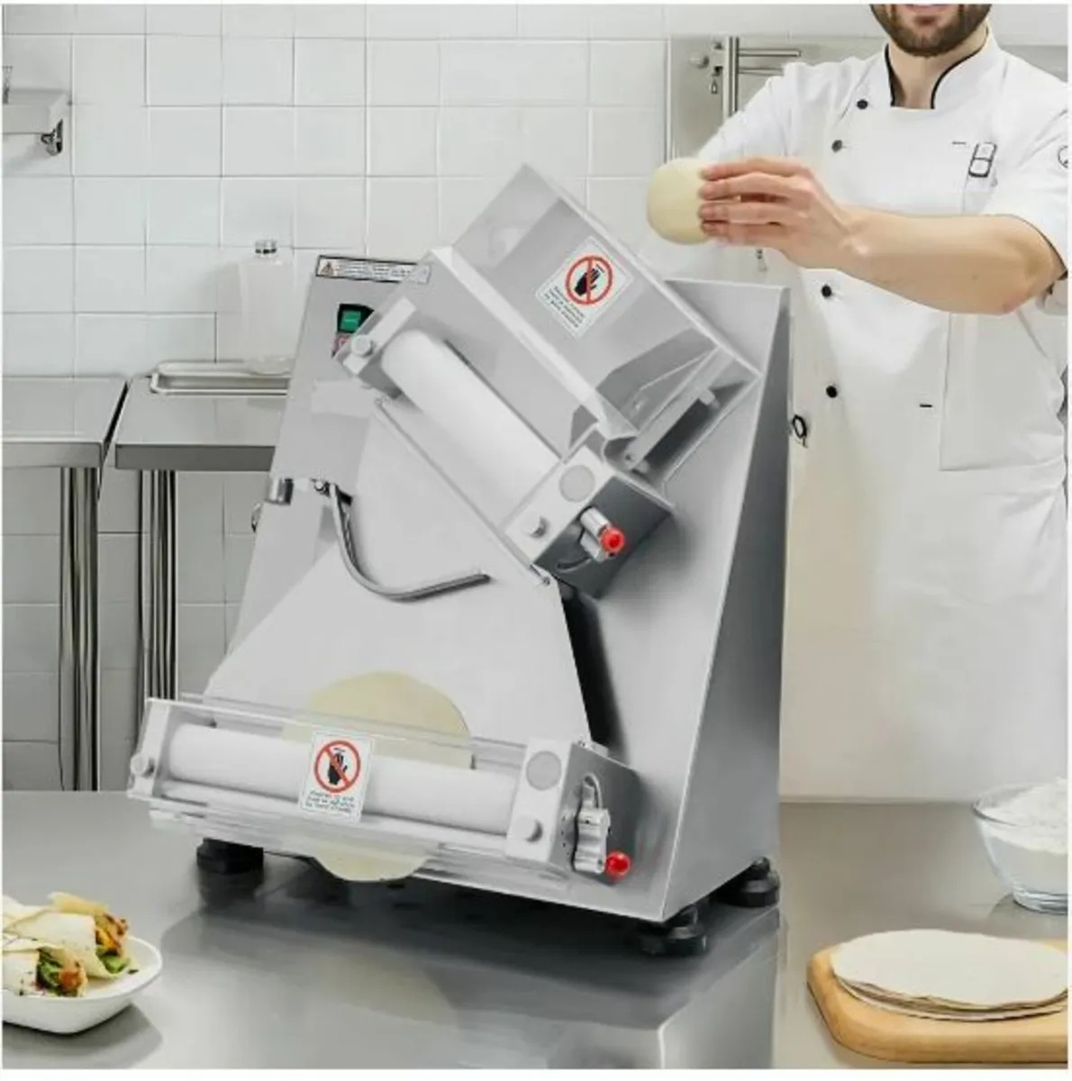 14 Inch Pizza Dough Roller Sheeter Automatic - Image 2