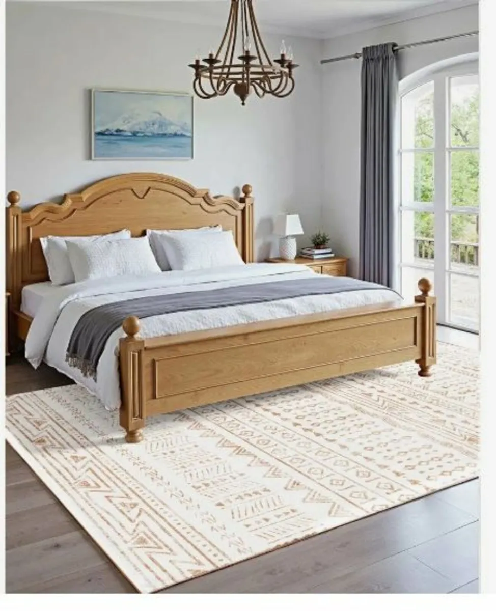 Large Area Rug 5x8 ft Anti-Skid - Image 3