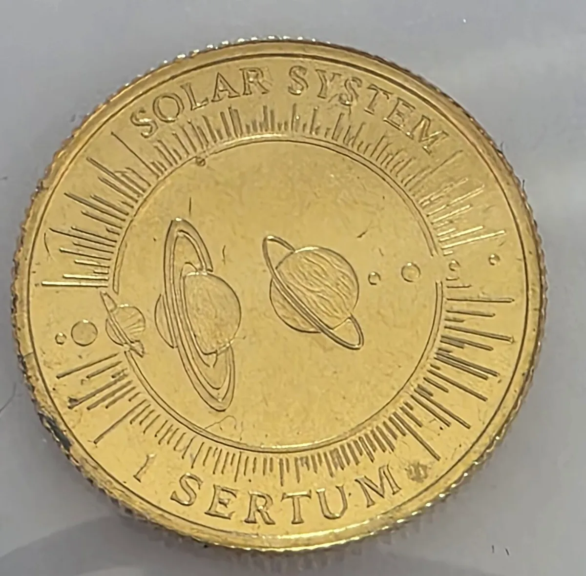1995  ONE SERTUM GOLD COIN - Image 1