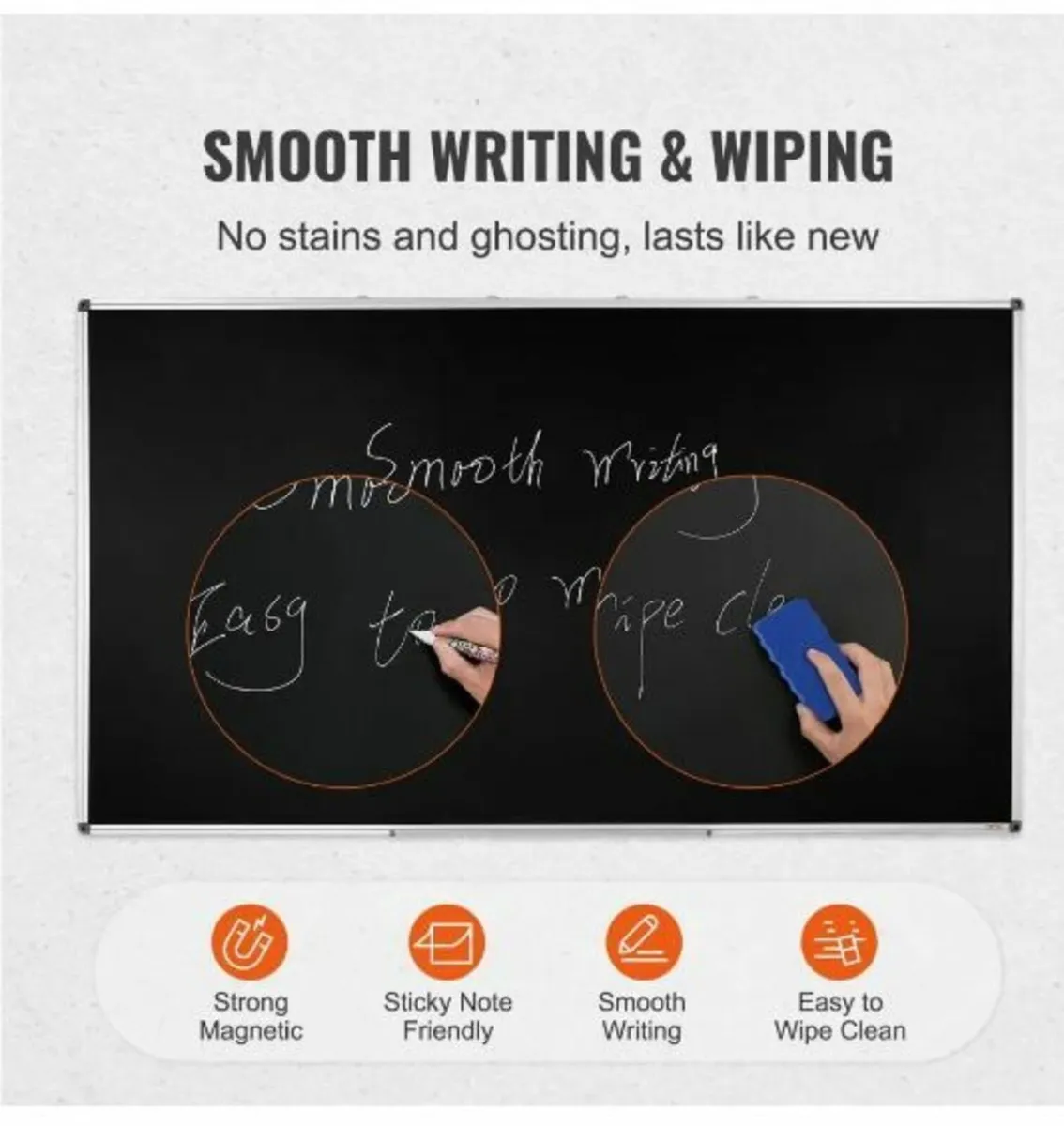 Black Board, 70 x 40 inch Large Chalkboard - Image 1
