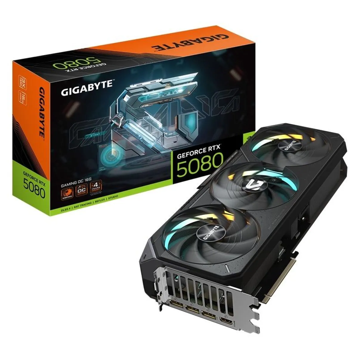 Gigabyte GeForce RTX 5080 GAMING OC 16G Graphics Card. - Image 1