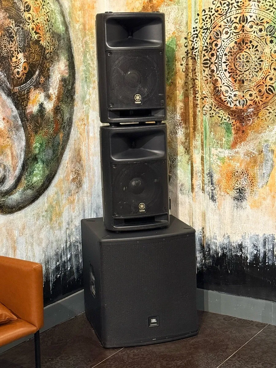 Yamaha Mar400 Speakers and JBL Eon 718S Subwoofer - Image 2