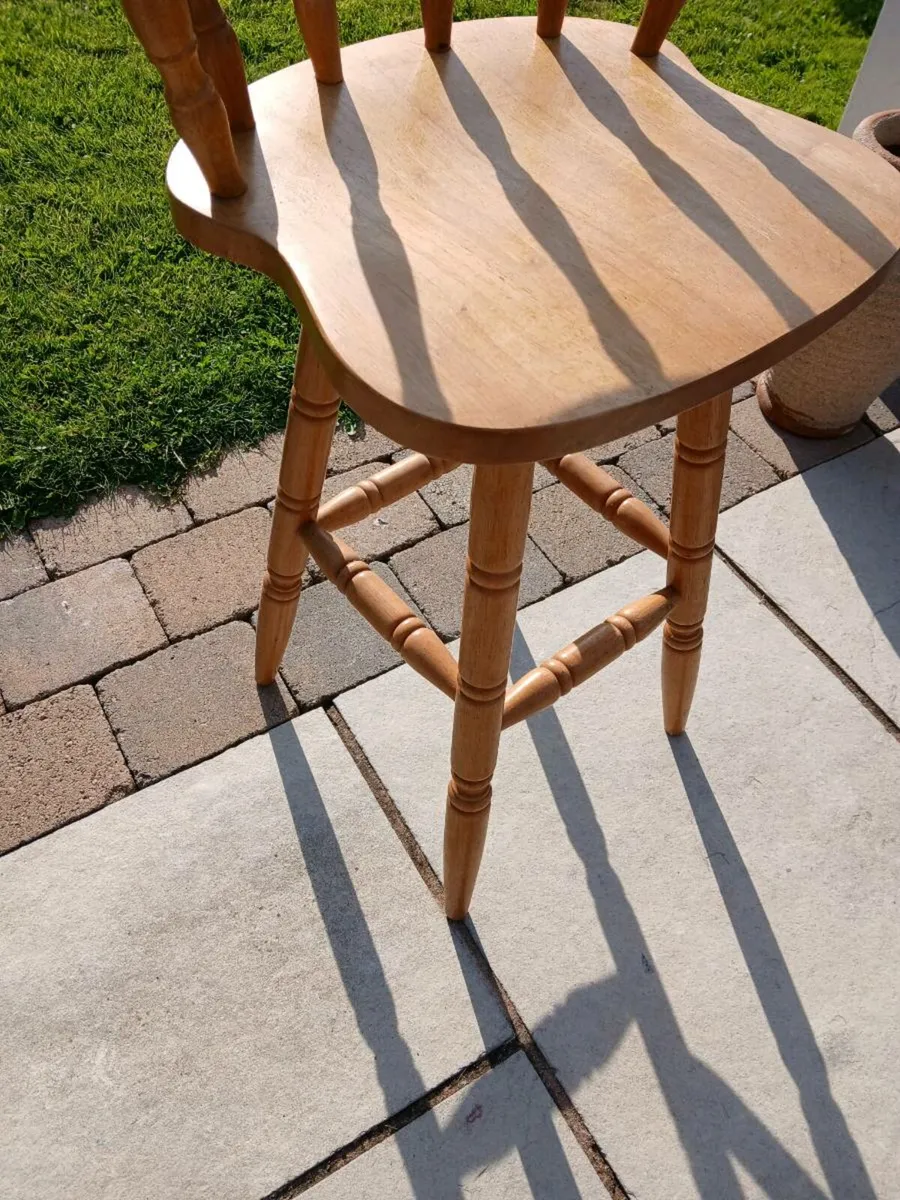 Wooden stool - Image 3