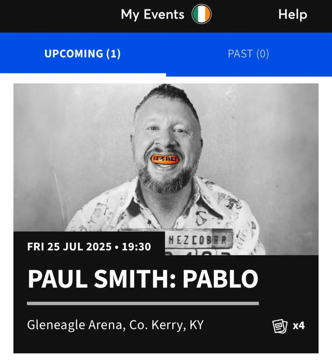 Paul smith tickets - Image 1