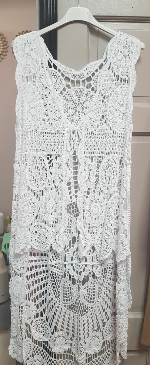Lace cardigan one sz fits 8/12....22e - Image 2