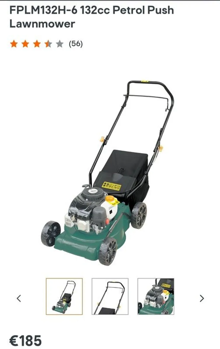 petrol lawn mower