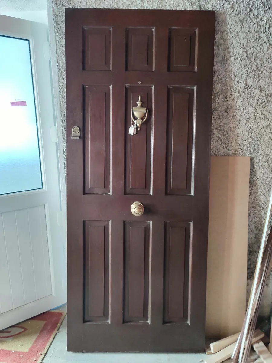 Teak Front Door