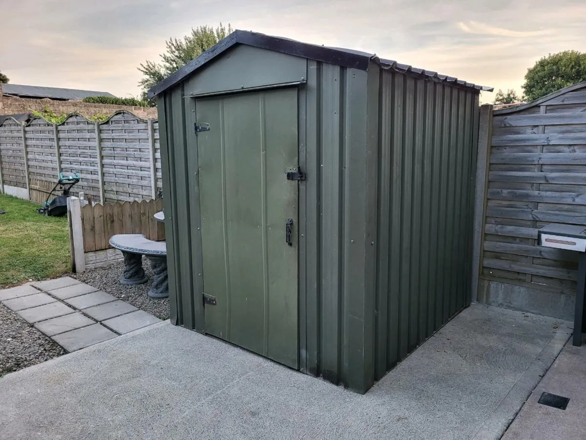 Steel shed 2 metre by 2 metre - Image 1